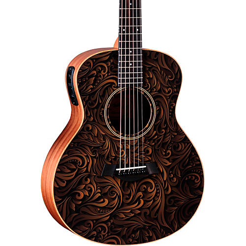 Taylor GS Mini-e Special-Edition Acoustic-Electric Guitar Paisley Burst - musicians--Friend