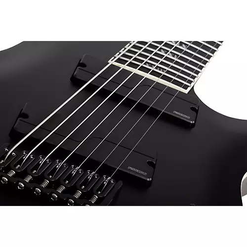 Schecter Guitar Research C-7 Multiscale SLS Elite Evil Twin Satin Black - musicians--Friend