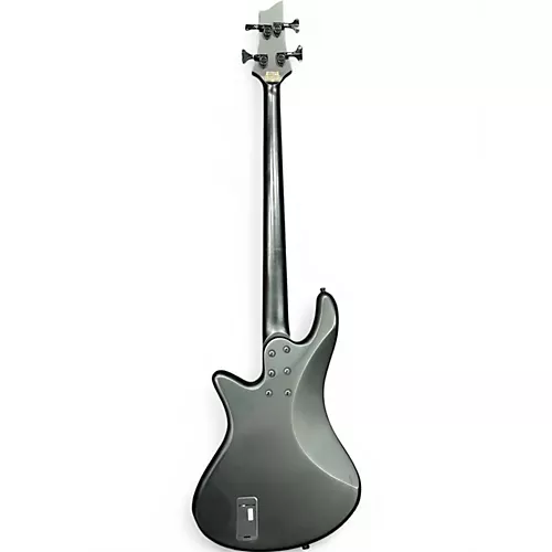 Used Schecter Guitar Research Stiletto Stealth-4  Black Electric Bass Guitar Black - musicians--Friend