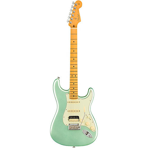 Fender American Professional II Stratocaster HSS Maple Fingerboard Electric Guitar Mystic Surf Green - musicians--Friend