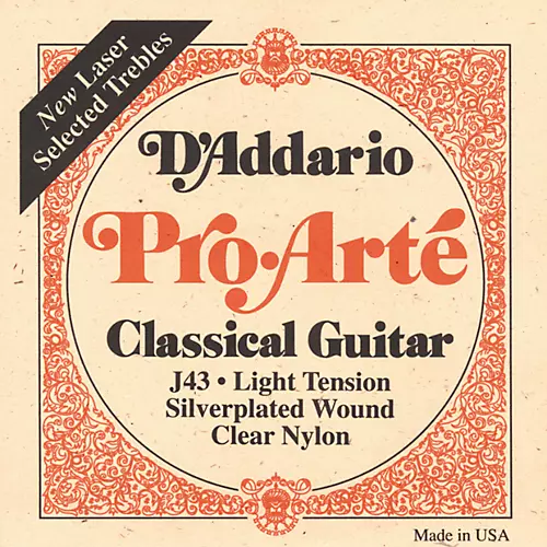 D'Addario EJ43 Pro-Arte Light Tension Classical Guitar Strings - musicians--Friend