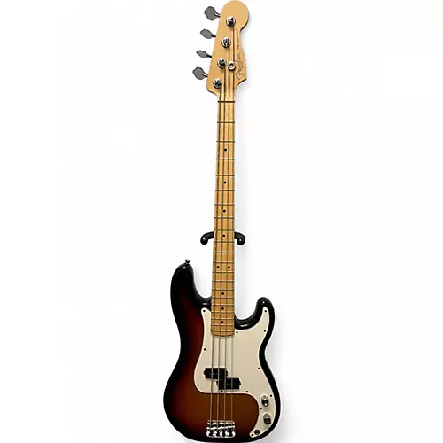 Used Fender American Standard Precision Bass Brown Sunburst Electric Bass Guitar Brown Sunburst - musicians--Friend