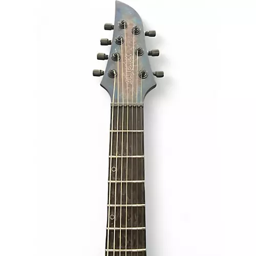 Used Schecter Guitar Research KM-7 MKIII ARTIST BLUE CRIMSON FADE Solid Body Electric Guitar BLUE CRIMSON FADE - musicians--Friend