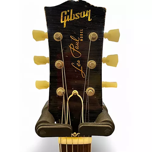 Used 2018 Gibson CUSTOM SHOP LES PAUL STANDARD  1960 REISSUE WILDWOOD SPEC Iced Tea Solid Body Electric Guitar Iced Tea - musicians--Friend