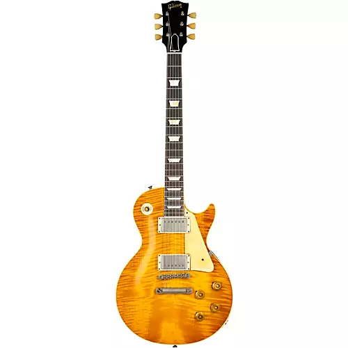 Gibson Custom 1959 Les Paul Standard Reissue Limited Edition Murphy Lab with Brazilian Rosewood Fingerboard Electric Guitar Tom's Lemon - musicians--Friend