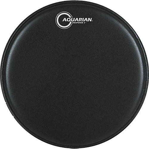 Aquarian Response 2 Drum Head (Black) 18 in. - musicians--Friend