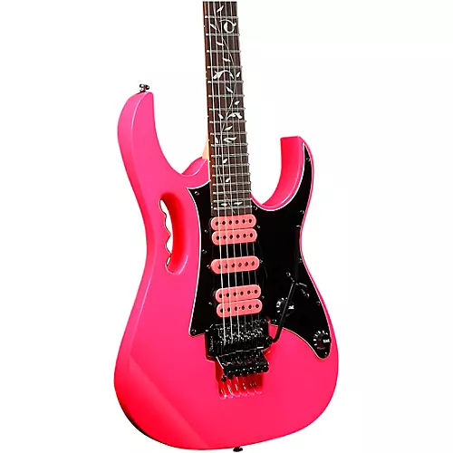Ibanez JEMJRSP Steve Vai Signature Electric Guitar Pink - musicians--Friend
