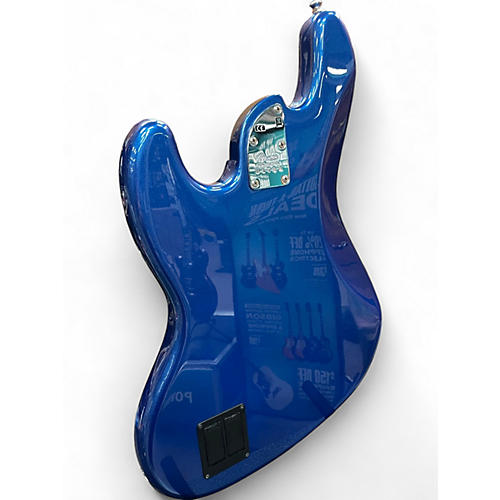 Used 2019 Fender American Ultra Jazz Bass Cobra Blue Electric Bass Guitar Cobra Blue - musicians--Friend