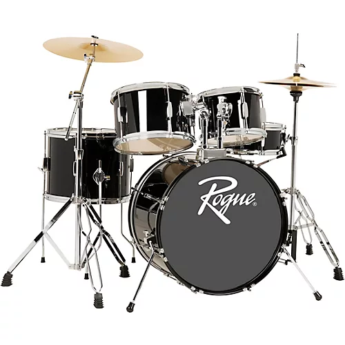 Rogue RGD0520 5-Piece Complete Drum Set Dark Red - musicians--Friend