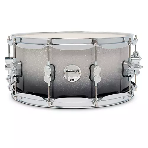 PDP by DW Concept Maple Snare Drum With Chrome Hardware 14 x 5.5 in. Satin Black - musicians--Friend