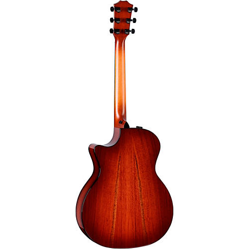 Taylor Custom Sinker Redwood-Red Ironbark Grand Auditorium Acoustic-Electric Guitar Shaded Edge Burst - musicians--Friend