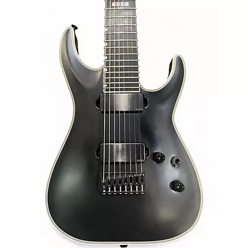 Used ESP E-II HRF NT-8B 8-String Black Solid Body Electric Guitar Black - musicians--Friend