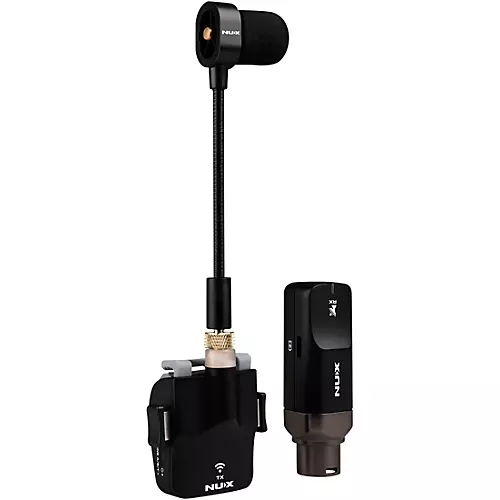 NUX B-6 2.4GHz Wireless Saxophone Microphone System Black - musicians--Friend