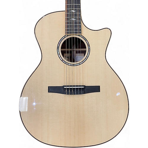 Used Taylor 814CEN Natural Classical Acoustic Electric Guitar Natural - musicians--Friend