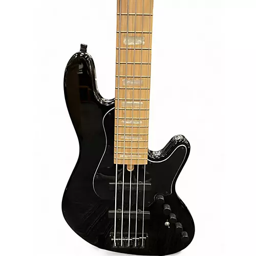 Used 2022 Cort-elrick NJS 5 Black Electric Bass Guitar Black - musicians--Friend
