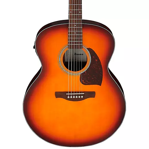 Ibanez PJ50E Jumbo Acoustic-Electric Guitar Vintage Amber Sunburst - musicians--Friend