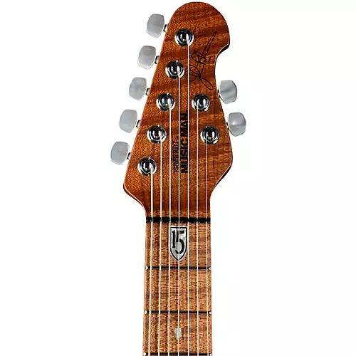 Ernie Ball Music Man JP15 7 7-String Flamed Maple Top Electric Guitar Cerulean Paradise - musicians--Friend