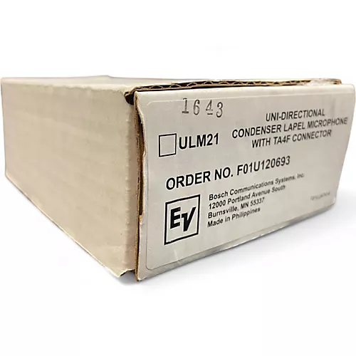 Used Electro-Voice ulm21 UNIDIRECTIONAL Lavalier Wireless System - musicians--Friend