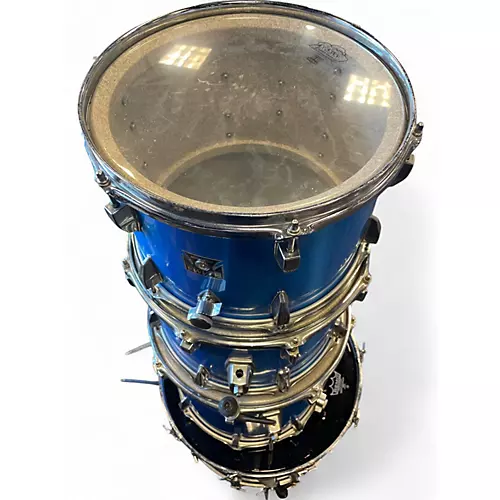 Used TAMA 4 Piece Imperialstar Blue Drum Kit Blue - musicians--Friend