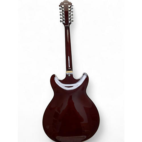 Used Ibanez AS7312 12 String Artcore TRANS CHERRY RED Hollow Body Electric Guitar TRANS CHERRY RED - musicians--Friend