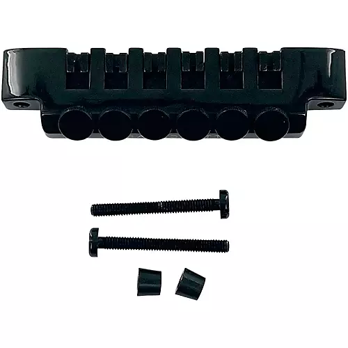 Leo Quan Badass FTT Fine Tuner Tailpiece Black - musicians--Friend