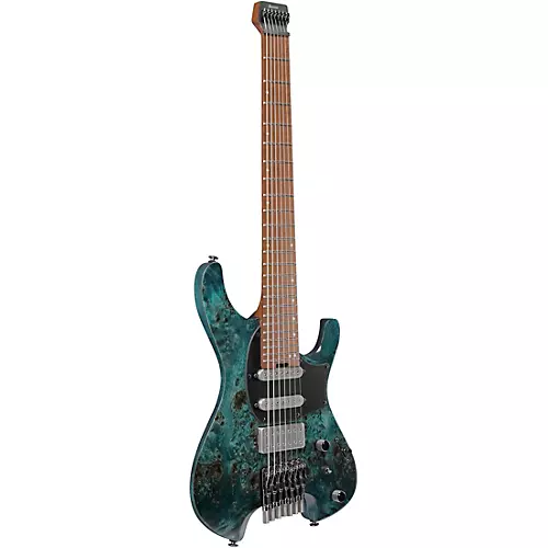 Ibanez Q547PB Standard Headless 7-String Electric Guitar Cosmic Blue Low Gloss - musicians--Friend