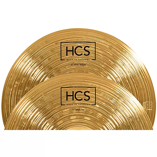 MEINL HCS Hi-Hat Cymbal Pair 15 in. - musicians--Friend