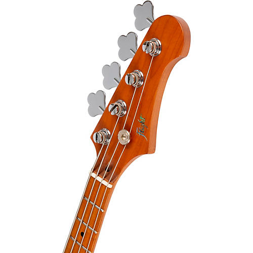 Flight Mini JB Bass SB Electric Bass Guitar Sunburst - musicians--Friend