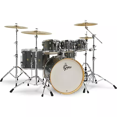 Gretsch Drums Catalina Maple 6-Piece Shell Pack with Free 8 in. Tom Black Stardust - musicians--Friend