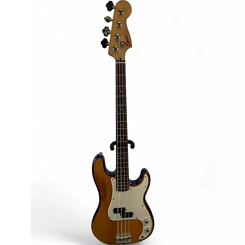 Used Squier Affinity Precision Bass Worn Natural Electric Bass Guitar Worn Natural - musicians--Friend