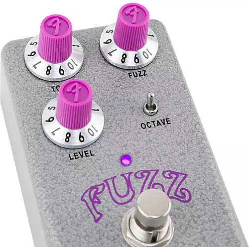 Fender Hammertone Fuzz Effects Pedal Gray and Purple - musicians--Friend