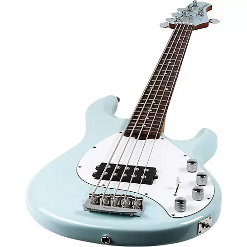 Ernie Ball Music Man StingRay5 Special H 5-String Electric Bass Guitar Black and Chrome - musicians--Friend