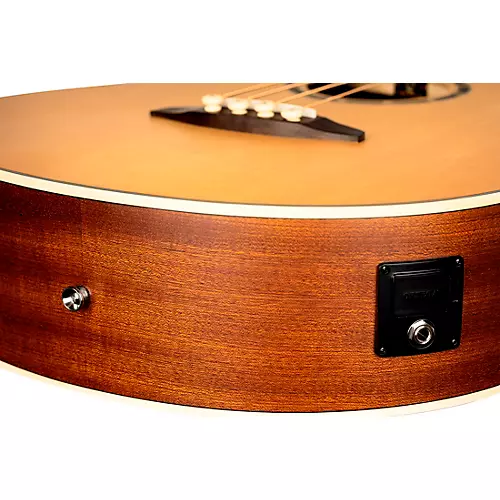 Ortega D7CE 4-String Acoustic Electric Cutaway Bass Guitar Natural - musicians--Friend