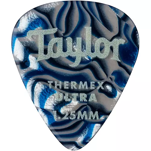 Taylor Premium 351 Thermex Ultra Picks Blue Swirl 6-Pack 1.5 mm 6 Pack - musicians--Friend