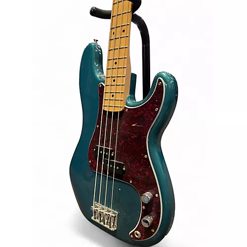 Used 2021 Fender 75th Anniversary Precision Bass TEAL Electric Bass Guitar TEAL - musicians--Friend