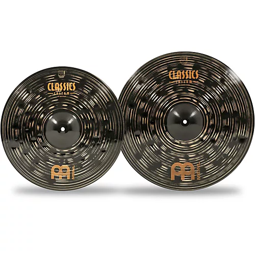 MEINL Classics Custom Dark Double Bonus Cymbal Set With Free Classics Custom Trash Crash and Ching Ring - musicians--Friend