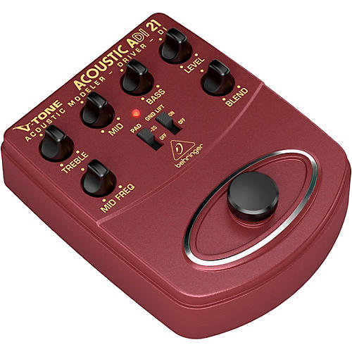 Behringer ADI21 V-Tone Acoustic Driver Direct Recording Preamp/D.I. Box - musicians--Friend
