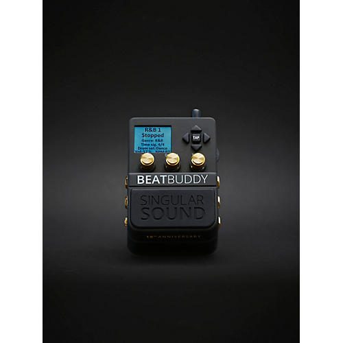 Singular Sound BeatBuddy 10th Anniversary Limited Edition Footpedal Drum Machine Black - musicians--Friend