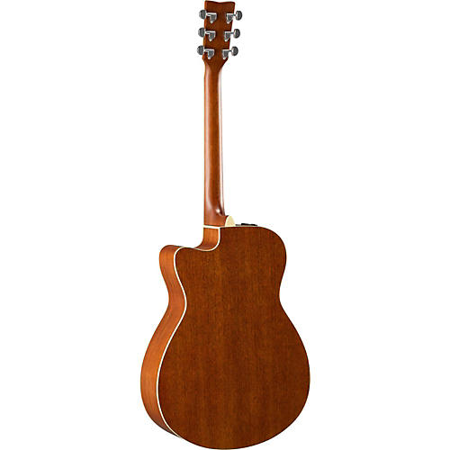 Yamaha FSX800C Small-Body Acoustic-Electric Guitar Ruby Red - musicians--Friend