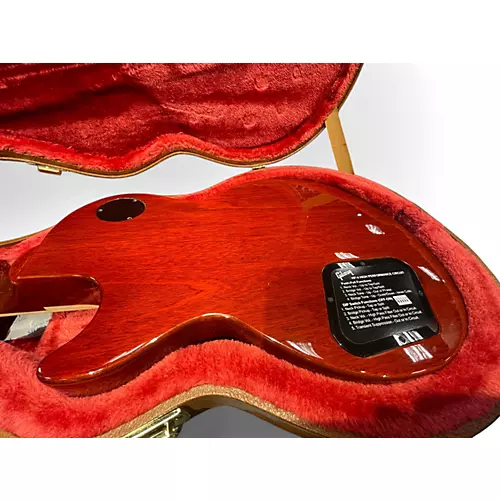 Used 2021 Gibson Les Paul Traditional Pro V Flame Top Cherry Sunburst Solid Body Electric Guitar Cherry Sunburst - musicians--Friend