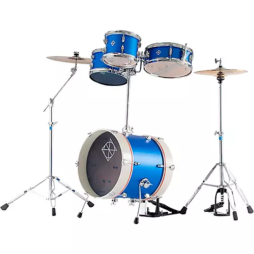 Dixon Jet Set Plus 5-Piece Shell Pack Sub Zero White - musicians--Friend