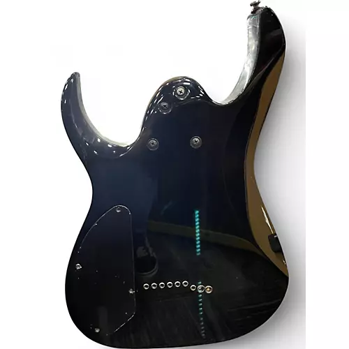 Used Ibanez RG9QM 9 String Black Solid Body Electric Guitar Black - musicians--Friend