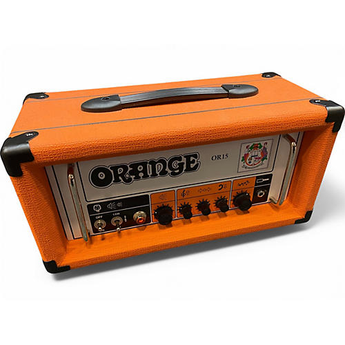 Used Orange Amplifiers OR15H 15W Tube Guitar Amp Head - musicians--Friend
