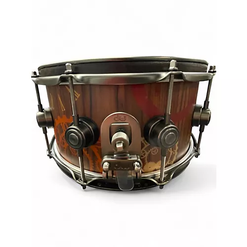 Used DW 14in TIMEKEEPER DREX6514SSATK TEAK Drum TEAK 33 - musicians--Friend