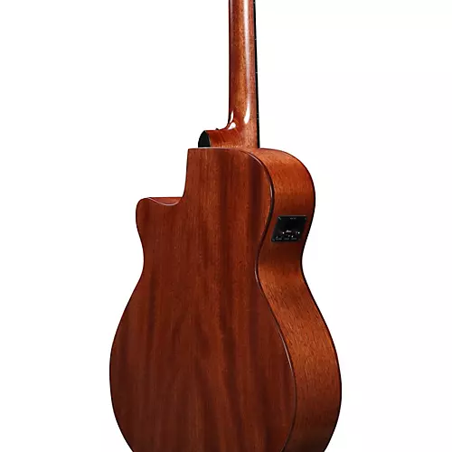 Ibanez AEG220 Solid Top Grand Concert Acoustic-Electric Guitar Dark Brown Open Pore - musicians--Friend