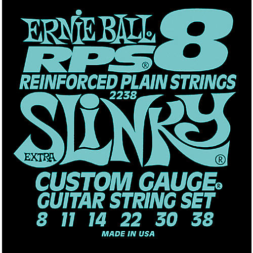 Ernie Ball 2238 Extra Slinky RPS 8 Electric Guitar Strings - musicians--Friend