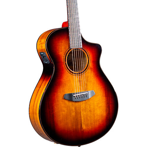 Breedlove Pursuit Exotic S CE Concert Acoustic-Electric Guitar Blackberry - musicians--Friend