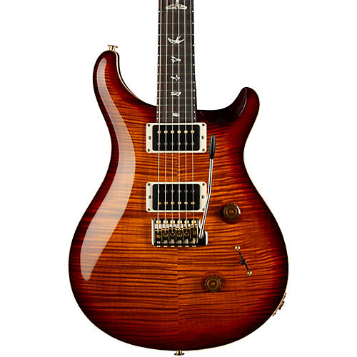 PRS Custom 24 10-Top Electric Guitar Black Gold Wraparound Burst - musicians--Friend