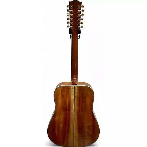Used Gibson Custom Shop Hummingbird Custom 12 String Koa Natural 12 String Acoustic Electric Guitar Natural - musicians--Friend