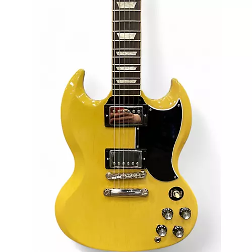 Used 2024 Gibson 1961 Reissue SG TV Yellow Solid Body Electric Guitar TV Yellow - musicians--Friend